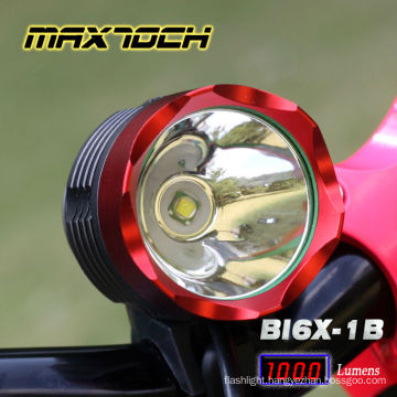 Maxtoch BI6X-1B 1000LM Red Aluminum Led USB Bicycle Light